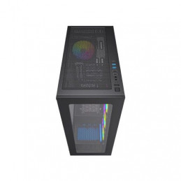 Gembird Fornax X450MAX ARGB Tempered Glass Black