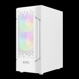 Gamdias Aura GC7 ARGB Tempered Glass White