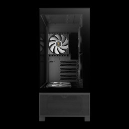 Gamdias Aura GC12 ARGB Tempered Glass Black