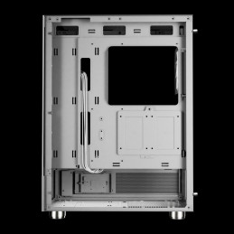 Gamdias Atlas E1 ARGB Tempered Glass White