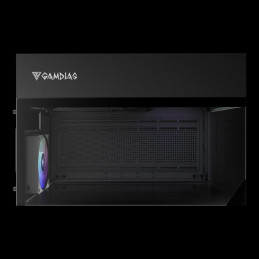 Gamdias Atlas M3M Tempered Glass Black