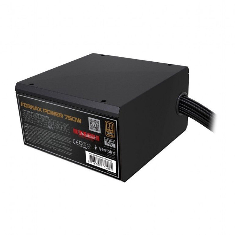 Gembird 750W 80+ Bronze CCC-PSUBRONZE-750W