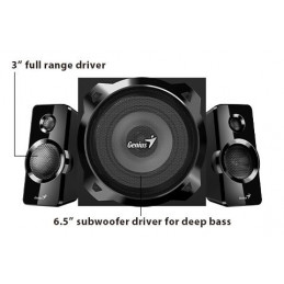Genius SW-2.1 1850 BT 2.1 Speaker Black