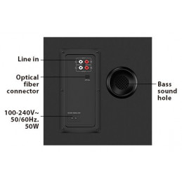 Genius SW-2.1 1850 BT 2.1 Speaker Black