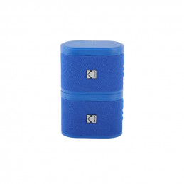Kodak BRIXBL2 Soundbrix Mini Bluetooth Coloured Portable Two Speakers Blue