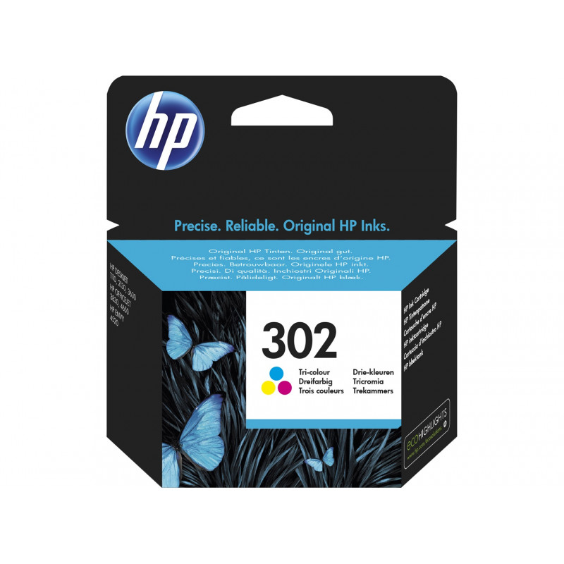 HP F6U65AE (302) Colorpack tintapatron