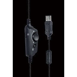 Gembird USB 7.1 Surround Gaming Headset with RGB Black