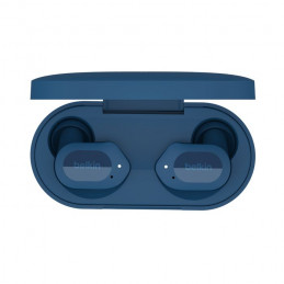 Belkin SoundForm Play True Bluetooth Headset Earbuds Blue