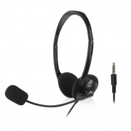 ACT AC9330 Headset with 3.5mm audio jack Black