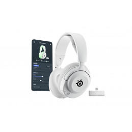 Steelseries Arctis Nova 5X Wireless Bluetooth Gaming Headset White