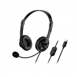 Genius HS-230U Headset Black USB-C