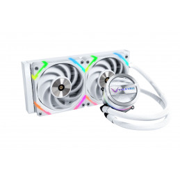 Valkyrie Dragonfang 240 ARGB AiO CPU Liquid Cooler White