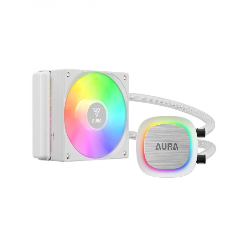 Gamdias Aura GL120 V2 WH Performance ARGB Liquid Cooler