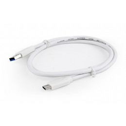 Gembird CCP-USB3-AMCM-1M-W USB3.0 AM to Type-C cable 1m White