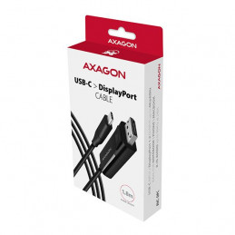 AXAGON RVC-DPC USB-C  DisplayPort cable 1,8m Black