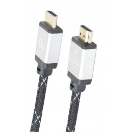 Gembird CCB-HDMIL-1.5M High speed HDMI with Ethernet Select Plus Series cable 1,5m Black/Grey