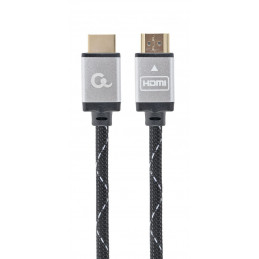 Gembird CCB-HDMIL-1.5M High speed HDMI with Ethernet Select Plus Series cable 1,5m Black/Grey