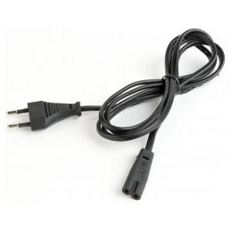 Gembird PC-184-VDE Power cord VDE approved 1,8m Black