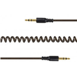 Gembird CCA-405-6 3.5mm stereo spiral audio cable 1,8m Black