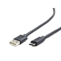 Gembird CCP-USB2-AMCM-6 USB2.0 AM to Type-C cable 1,8m Black
