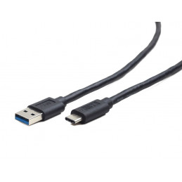 Gembird CCP-USB3-AMCM-6 USB3.0 AM to Type-C cable 1,8m Black