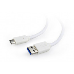 Gembird CCP-USB3-AMCM-W-0.5M USB3.0 AM to Type-C cable 0,5m White
