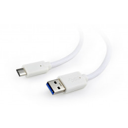 Gembird CCP-USB3-AMCM-6-W USB3.0 AM to Type-C cable 1,8m White