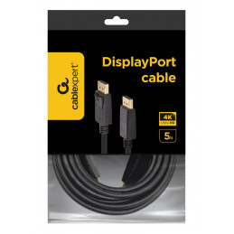 Gembird DisplayPort 1.2 - DisplayPort 1.2 M/M 4K cable 5m Black