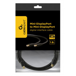 Gembird CCP-mDPmDP2-6 Mini DisplayPort to Mini DisplayPort cable 1,8m Black