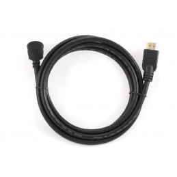Gembird CC-HDMI490-6 High speed 90 degrees male to straight male connectors cable 19 pins gold-plated connectors m bulk package