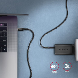 AXAGON BUCM-CM30AB HQ USB-C  USB-C Cable 3m Black