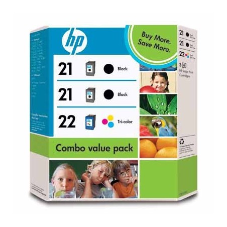 HP SD400AE 2xNo.21 / No.22 eredeti tintapatron multipack