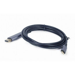 Gembird CC-USB3C-DPF-01-6 USB Type-C to DisplayPort male adapter cable 1,8m Space Grey