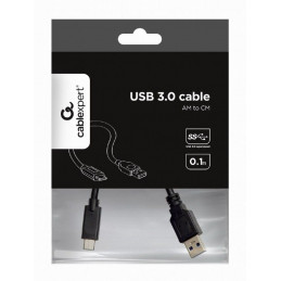 Gembird CCP-USB3-AMCM-0.1M USB 3.0 AM to Type-C cable 0,1m Black