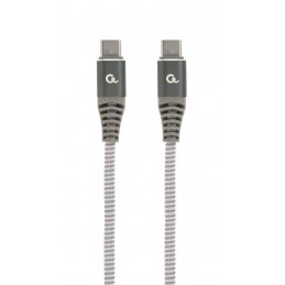 Gembird CC-USB2B-CMCM100-1.5M 100W Type-C Power Delivery (PD) Premium Charging & Data cable 1,5m Grey