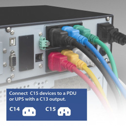 ACT Powercord C14 - C15 3m Black