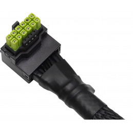 ASRock 12V-2x6 600W / L-Type Cable 0,7m Black