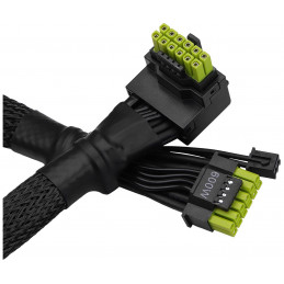 ASRock 12V-2x6 600W / L-Type Cable 0,7m Black