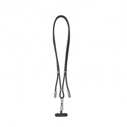 Intenso Cell Phone Charging Lanyard Cable 1,65m Black