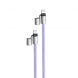Intenso Cell Phone Charging Lanyard Cable 1,65m Purple