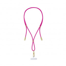 Intenso Cell Phone Charging Lanyard Cable 1,65m Neon Pink