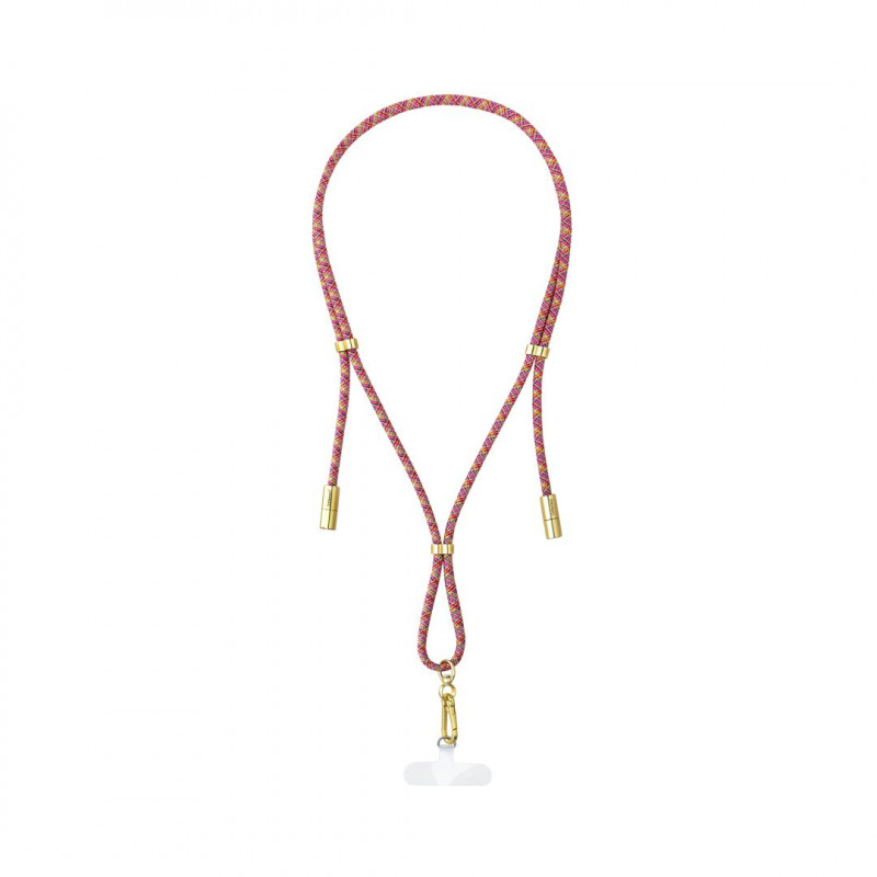 Intenso Cell Phone Charging Lanyard Cable 1,65m Neon Mix