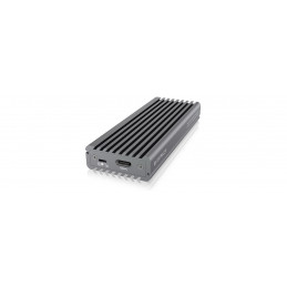 Raidsonic IcyBox IB-1817M-C31 External Type-C aluminium enclosure for M.2 NVMe SSD Grey