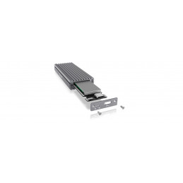 Raidsonic IcyBox IB-1817M-C31 External Type-C aluminium enclosure for M.2 NVMe SSD Grey