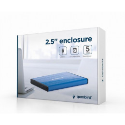 Gembird EE2-U3S-3-DB USB3.0 2,5" Enclosure Aluminium DeepBlue