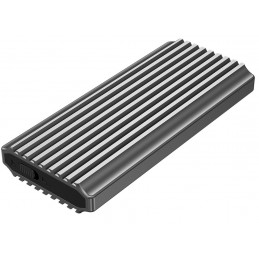 Gembird EE2280-U3C-03 M.2 NVMe RGB drive USB3.1 enclosure Black