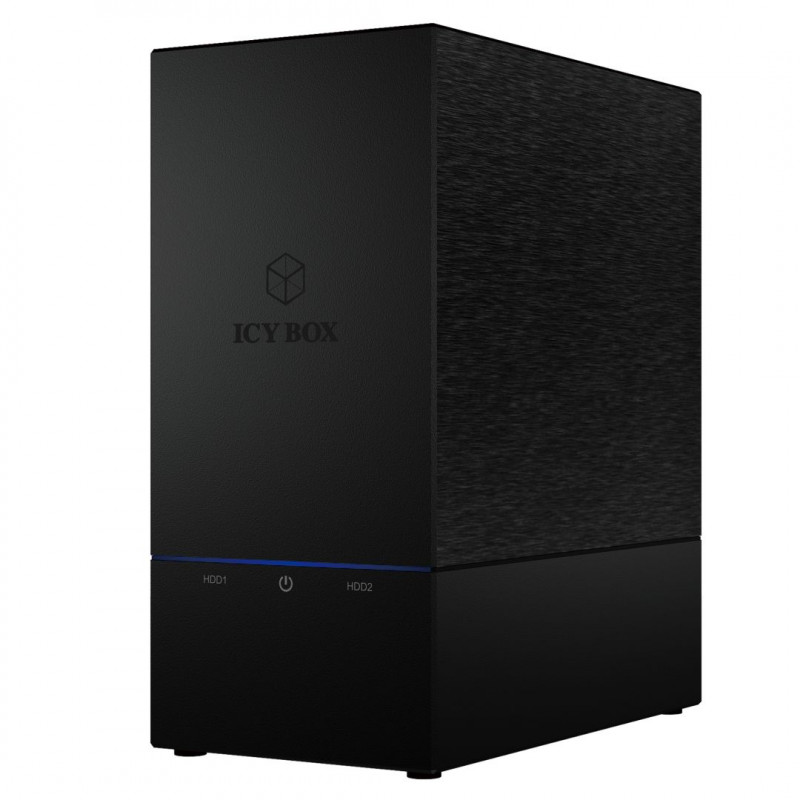 Raidsonic IcyBox IB-RD3621-U3 RAID enclosure for 2x HDD with USB 3.0 Type-A interface and fan