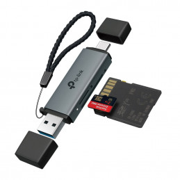 TP-Link UA430D USB 3.0 Type-C&A to SD & microSD 3.0 Card Reader