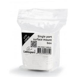 Gembird NCAC-1U5E-01 CAT5E UTP single port surface mount box