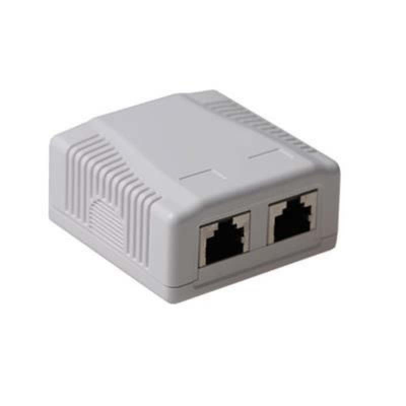 ACT Surface mounted box shielded 2 ports CAT6A